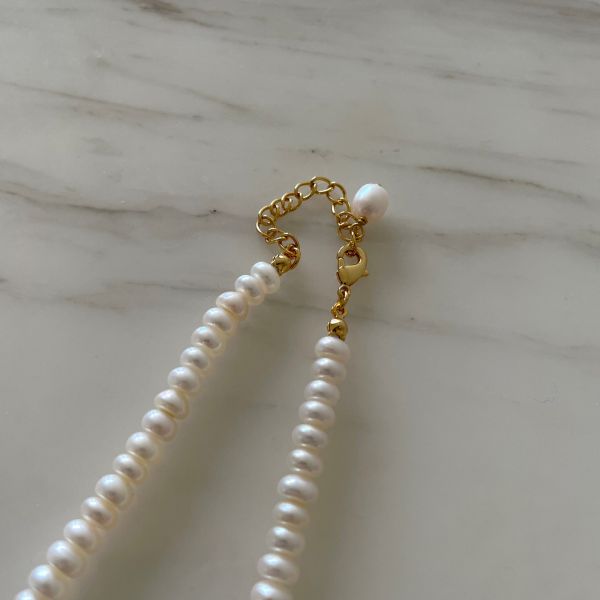 Alaia Pearl Necklace 金鍊珍珠 