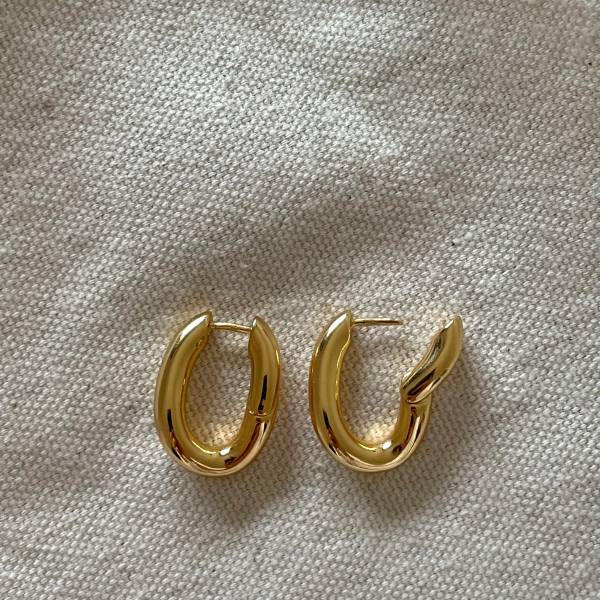 Agnes Hoop Earrings 拜金圈圈 