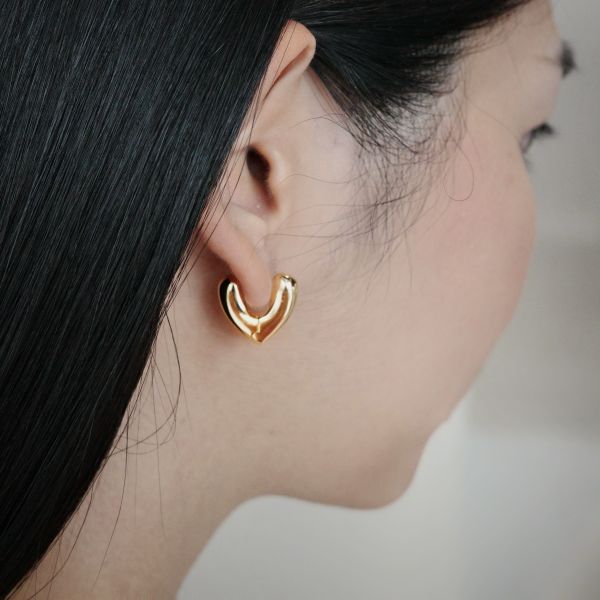 Mini Heart Shape Hoop 小愛心圈圈 