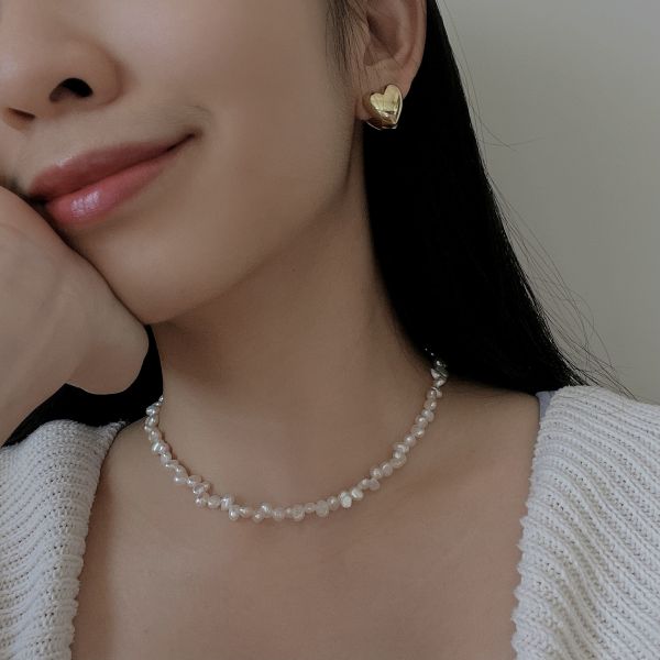 Alanna Irregular Pearl Necklace 不規則珍珠 