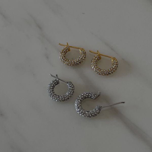 Chanson Hoop Earrings 香頌星鑽 