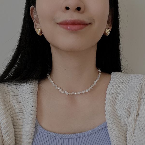 Alanna Irregular Pearl Necklace 不規則珍珠 