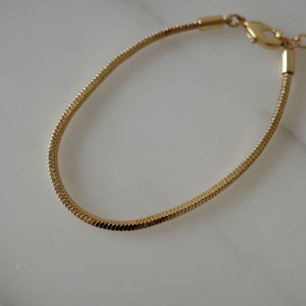 Gold Chain Bracelet 小方手鍊 