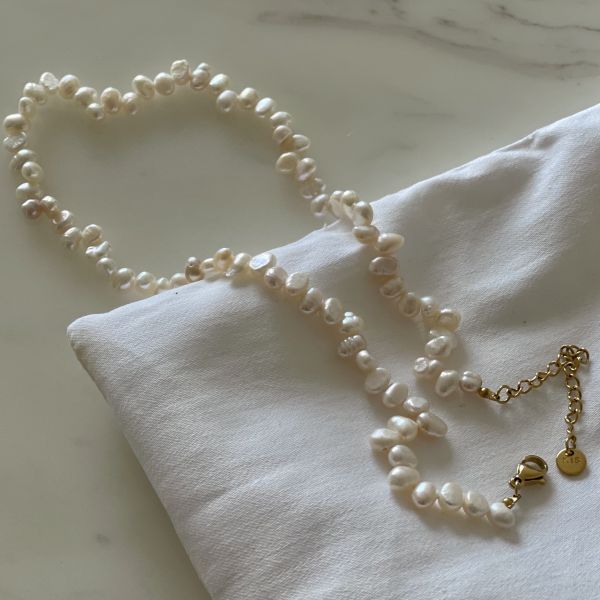 Alanna Irregular Pearl Necklace 不規則珍珠 