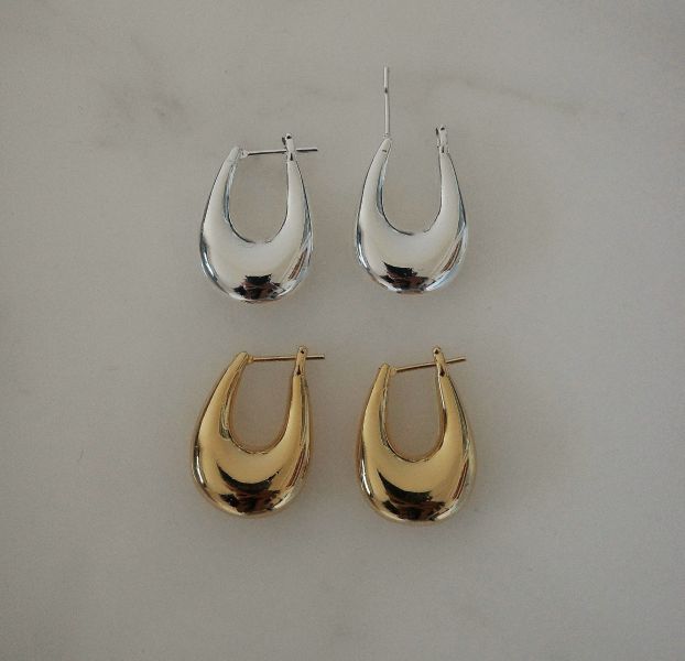 Flat Hoop 長水滴圈圈 