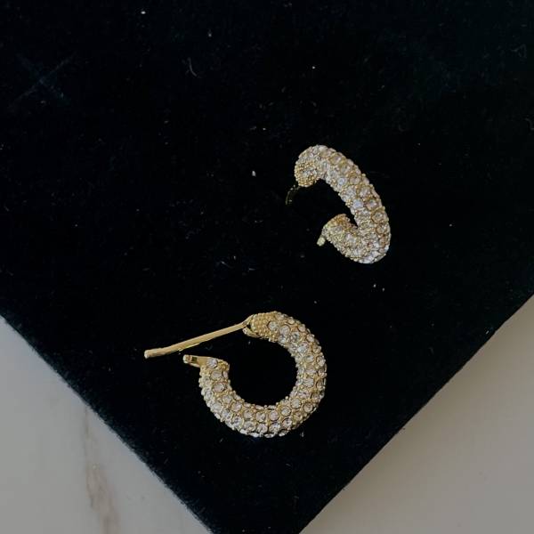 Chanson Hoop Earrings 香頌星鑽 