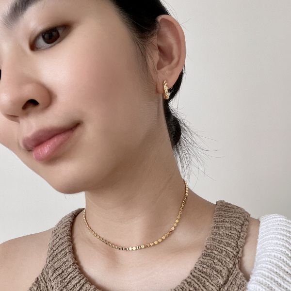 Lyla Twisted Earrings 晨間可頌 