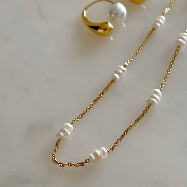 Agnes Pearl Necklace 相間珠珠 