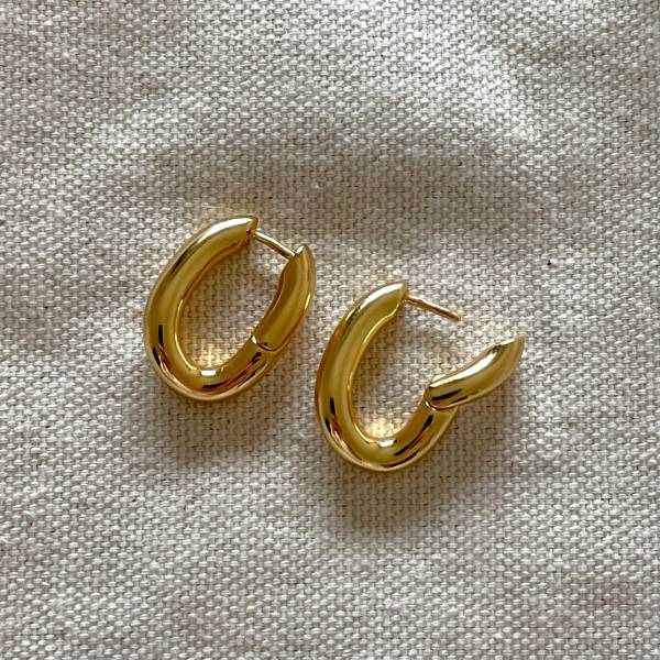 Agnes Hoop Earrings 拜金圈圈 