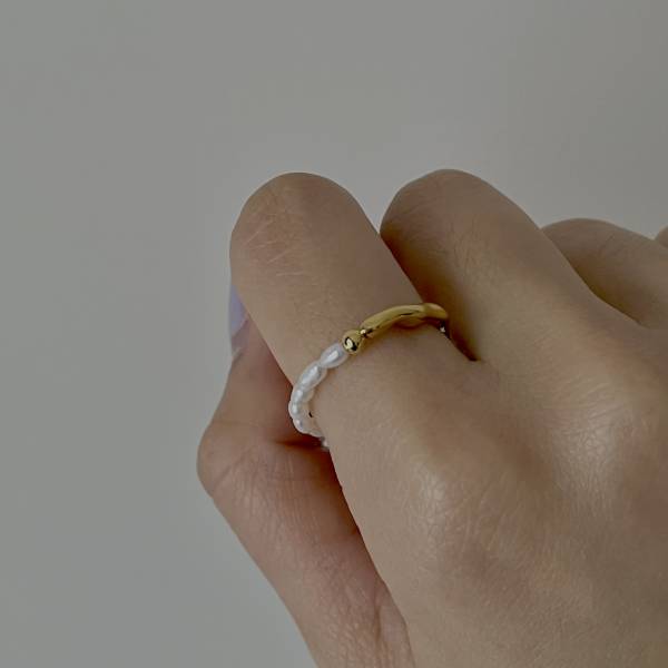 Pearl Mix Ring 指尖珍珠 