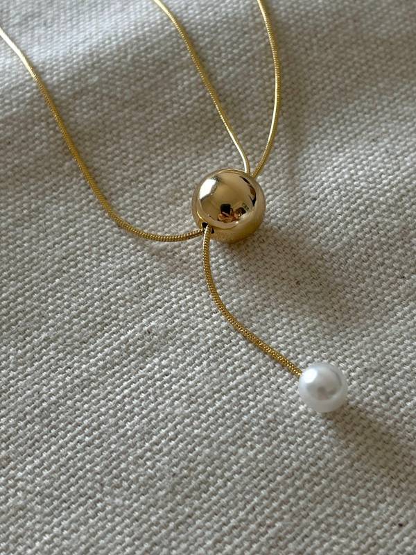 Twinkling Necklace 白金豆豆 