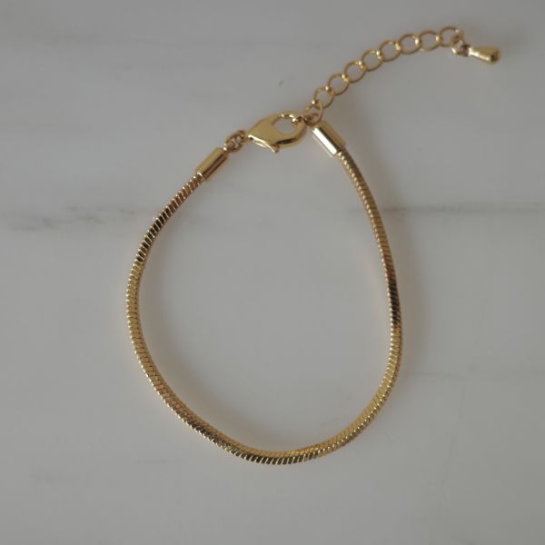 Gold Chain Bracelet 小方手鍊 