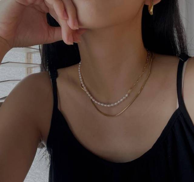Skylar Necklace 小方鍊 