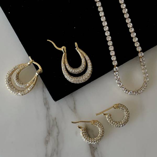 Krystal Necklace 方鑽項鍊 