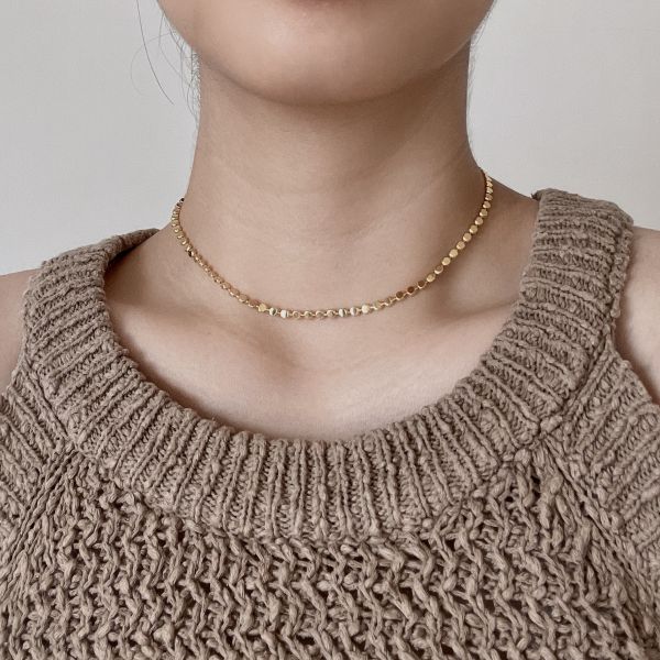 Alaia Flat Necklace 小圓扁鍊 