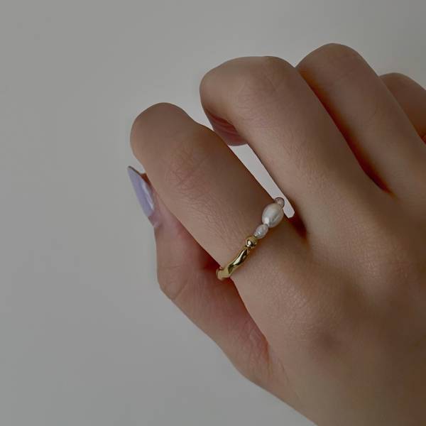 Pearl Mix Ring 指尖珍珠 