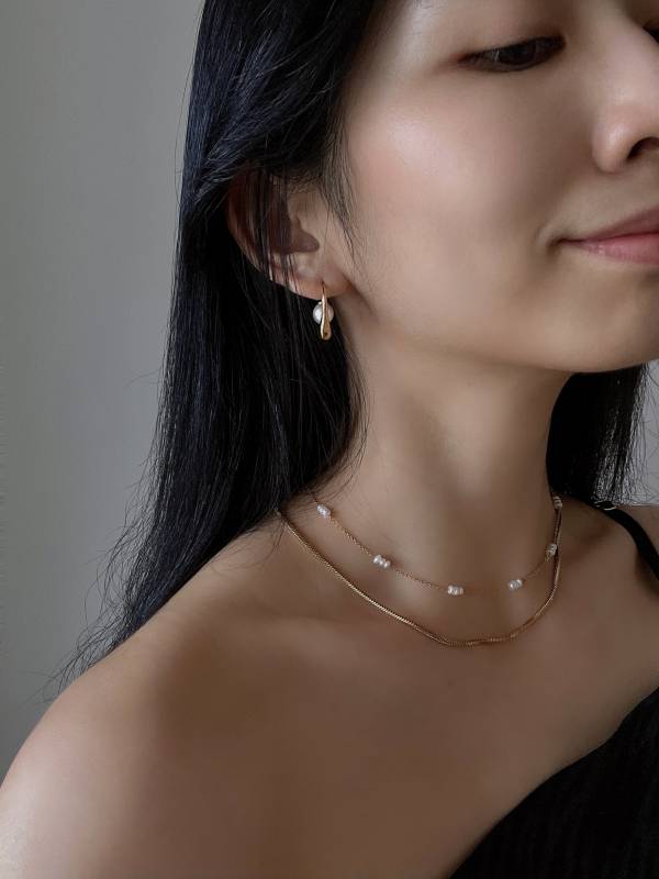 Agnes Pearl Necklace 相間珠珠 