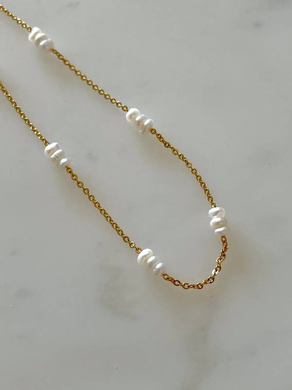 Agnes Pearl Necklace 相間珠珠 