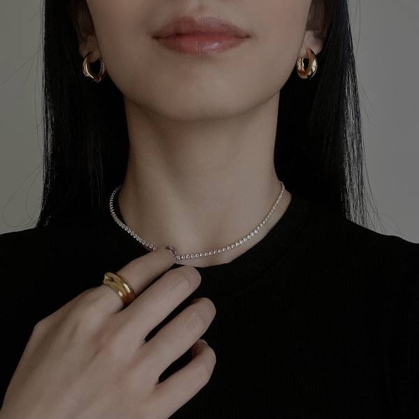Krystal Necklace 方鑽項鍊 