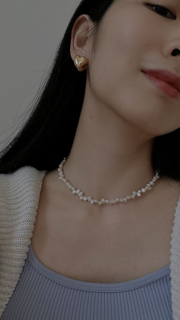 Alanna Irregular Pearl Necklace 不規則珍珠 