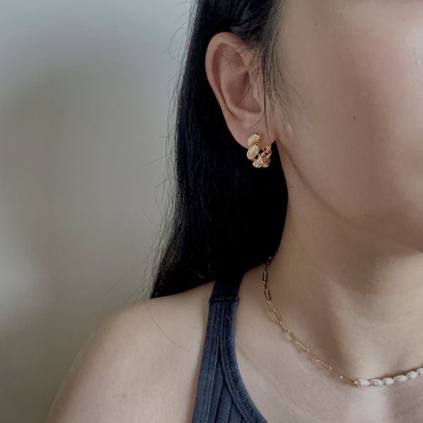 Alaia Twisted Earrings 扭繩圈圈 