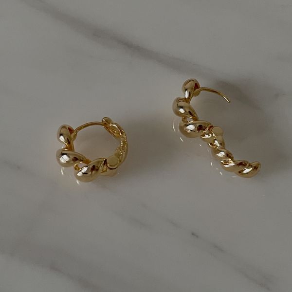 Alaia Twisted Earrings 扭繩圈圈 