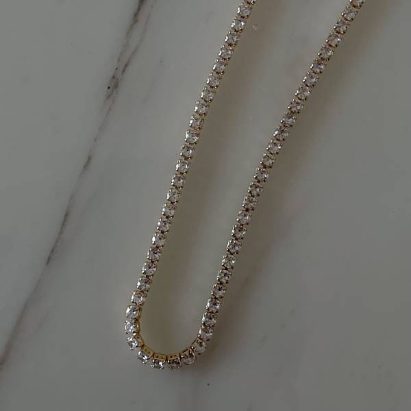 Krystal Necklace 方鑽項鍊 
