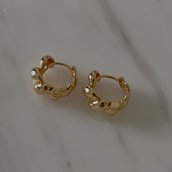 Alaia Twisted Earrings 扭繩圈圈 