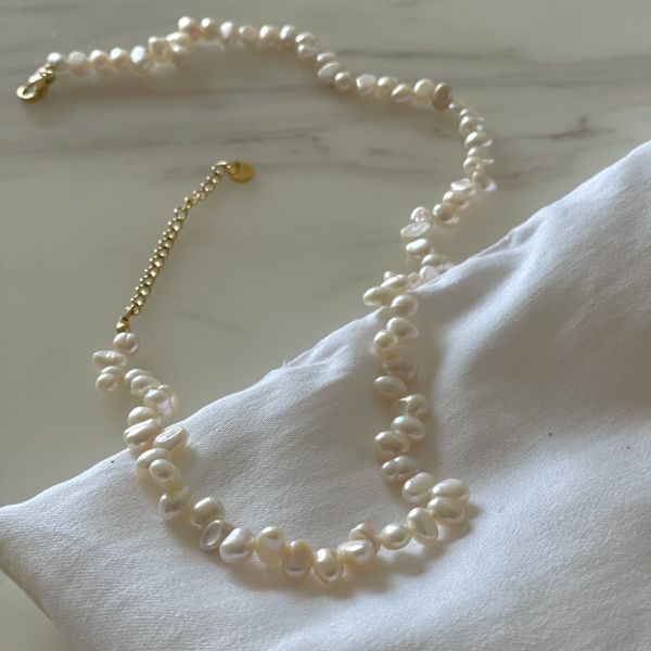 Alanna Irregular Pearl Necklace 不規則珍珠 