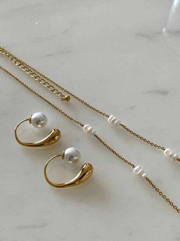 Agnes Pearl Necklace 相間珠珠 