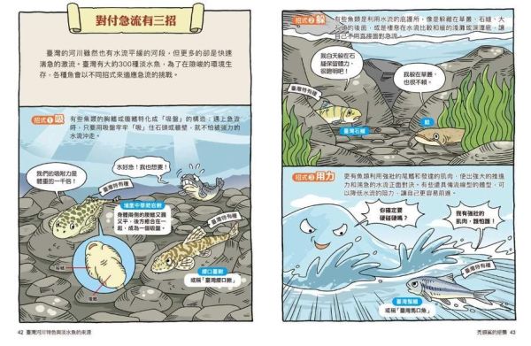 親子天下 達克比辦案16：激流東西軍：臺灣河川特色與淡水魚的來源 達克比辦案16：激流東西軍：臺灣河川特色與淡水魚的來源