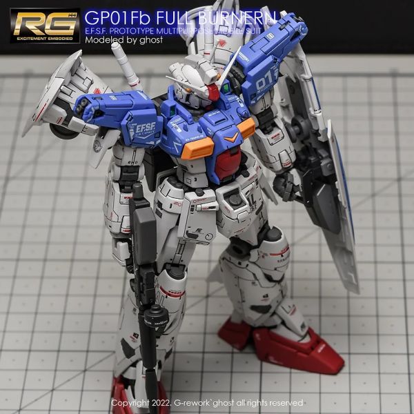 炎水貼 RG GP01FB 鋼彈 模型 螢光 專用水貼 CGRG26 炎水貼 RG GP01FB 鋼彈 模型 螢光 專用水貼 CGRG26