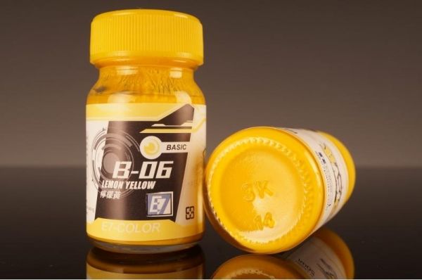 E7-B-06 檸檬黃 E7.模型專用漆.硝基漆