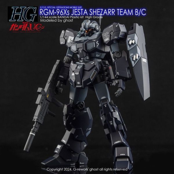 炎水貼 HG 1/144 RGM-96Xs 傑斯塔/B&C班裝備(席扎爾隊) 螢光 專用水貼 CGHG118 炎水貼 HG 1/144 RGM-96Xs 傑斯塔/B&C班裝備(席扎爾隊) 螢光 專用水貼 CGHG118