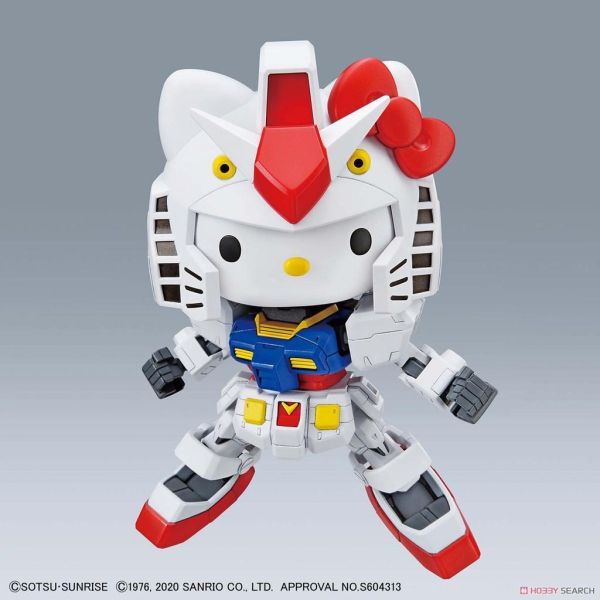 SD EX-STANDARD HELLO KITTY RX-78-2 GUNDAM 初代鋼彈 凱蒂貓 SD EX-STANDARD HELLO KITTY RX-78-2 GUNDAM 初代鋼彈 凱蒂貓