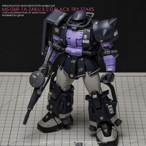 炎水貼 MG 1/100 黑色三星 薩克II ZAKUII 專用水貼 CGMG48 炎水貼 MG 1/100 黑色三星 薩克II ZAKUII 專用水貼 CGMG48