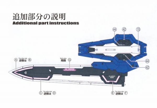 EVO水貼 PG 能天使 專用水貼 EP17 EVO水貼 PG 能天使 專用水貼 EP19