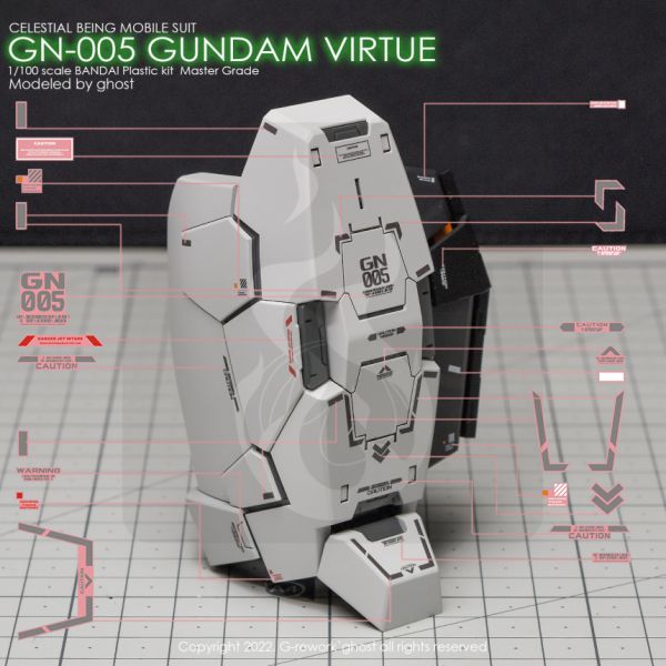 炎水貼 GHOST版 MG 德天使 螢光 專用水貼 CGMG39 炎水貼 GHOST版 MG 德天使 螢光 專用水貼 CGMG39