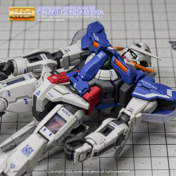 炎水貼 GHOST MG GN-001 EXIA  能天使 鋼彈 螢光 專用 水貼 CGMG51 炎水貼 GHOST MG GN-001 EXIA  能天使 鋼彈 螢光 專用 水貼 CGMG51