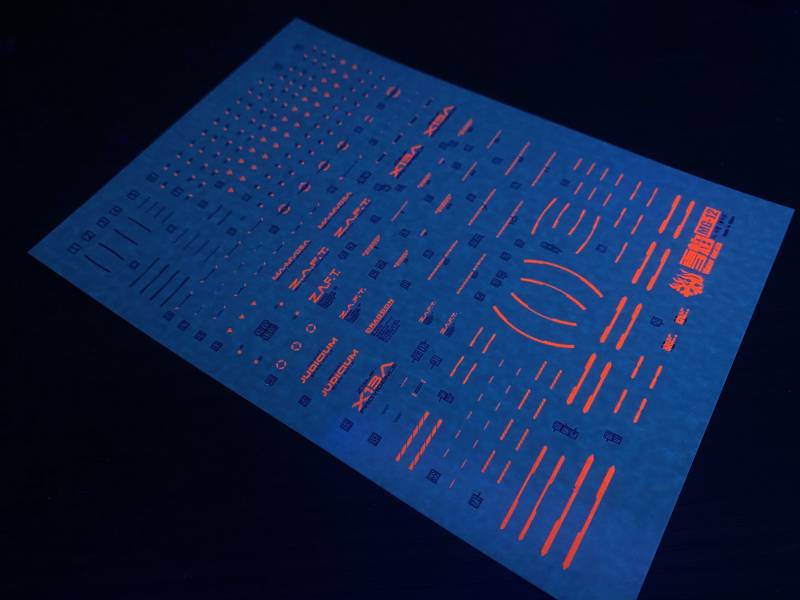 雪焰水貼 MG 1/100 天帝鋼彈 豪華版 高清晰 螢光 專用水貼  SYMG12 雪焰水貼 MG 1/100 天帝鋼彈 豪華版 高清晰 螢光 專用水貼  SYMG12