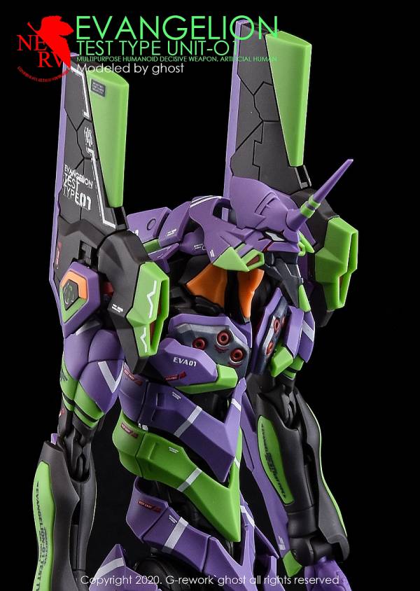 炎水貼 GHOST版 RG EVA 初號機 螢光 專用水貼 CGRG06 炎水貼.模型水貼.鋼彈水貼.鋼彈模型水貼