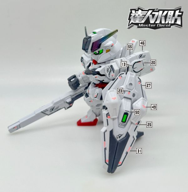 達人水貼 SDCS 異靈鋼彈 水星的魔女 專用水貼 DLSD001 達人水貼 SDCS 異靈鋼彈 水星的魔女 專用水貼 DLSD001