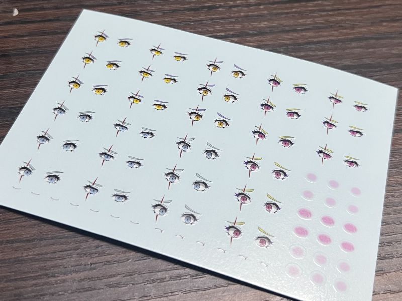 雪焰水貼 女神裝置 皇巫 素戔嗚尊 蒼炎 臉部表情 螢光 高清晰 專用水貼 SEYES06 雪焰水貼 女神裝置 皇巫 素戔嗚尊 蒼炎 臉部表情 螢光 高清晰 專用水貼 SEYES06