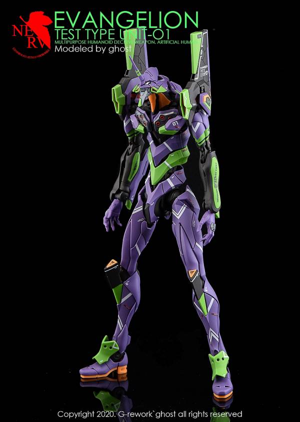 炎水貼 GHOST版 RG EVA 初號機 螢光 專用水貼 CGRG06 炎水貼.模型水貼.鋼彈水貼.鋼彈模型水貼