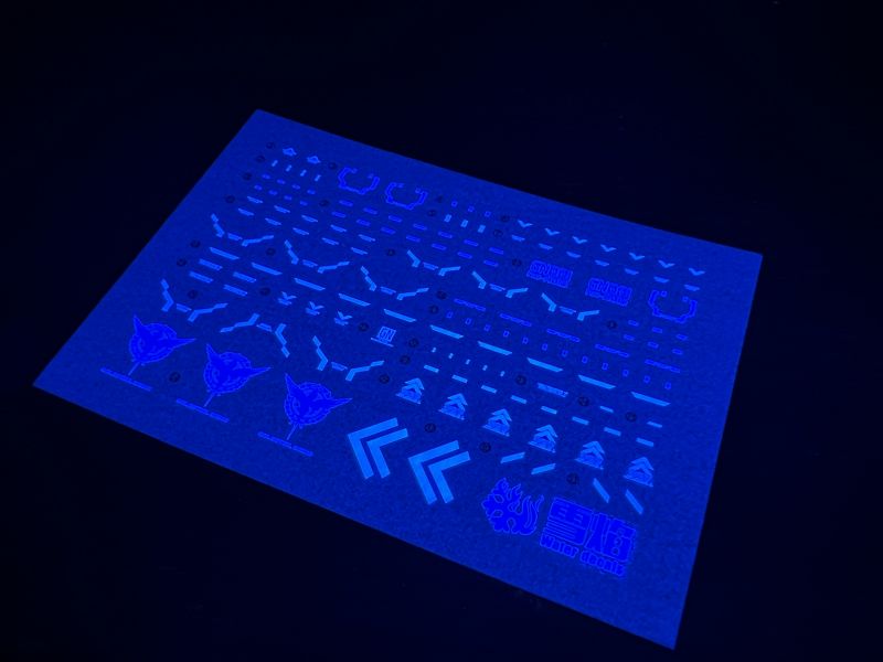 雪焰水貼-MG 1/100 雪崩型裝備包 能天使 專用水貼 清倉特價 雪焰水貼-MG 1/100 雪崩型能天使 專用水貼