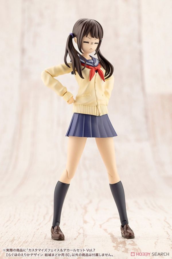 壽屋 KOTOBUKIYA 1/10 創彩少女庭園 自訂臉部＆水貼套組 Vol.7 結城圓用B 壽屋 KOTOBUKIYA 1/10 創彩少女庭園 自訂臉部＆水貼套組 Vol.7 結城圓用B