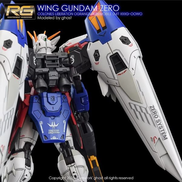 炎水貼 GHOST RG 1/144 WING GUNDAM ZERO 飛翼零式鋼彈 水貼 CGRG40 炎水貼 GHOST RG 1/144 WING GUNDAM ZERO 飛翼零式鋼彈 水貼 CGRG40
