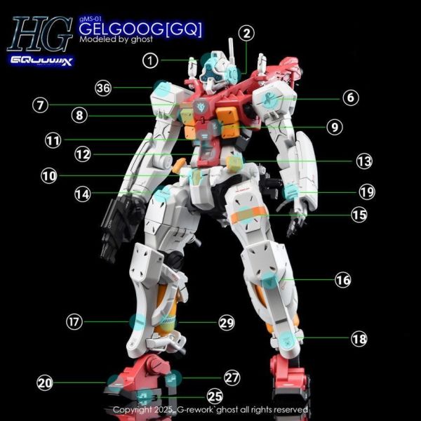 炎水貼 HG 1/144  GMS-01 GELGOOG 菅井機 鋼彈GQUUUUUX 專用水貼 CGHG121 炎水貼 HG 1/144  GMS-01 GELGOOG 菅井機 鋼彈GQUUUUUX 專用水貼 CGHG121