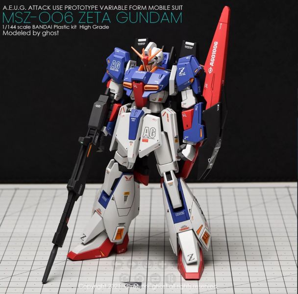 炎水貼 CHOST版 HG 1/144 Z鋼彈  專用水貼 CGHG20 炎水貼 CHOST版 HG 1/144 Z鋼彈  專用水貼 CGHG20