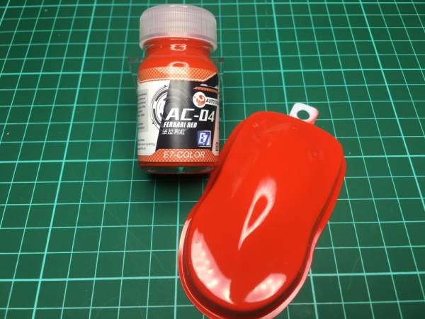 E7-AC-04 法拉利紅 E7.模型專用漆.硝基漆